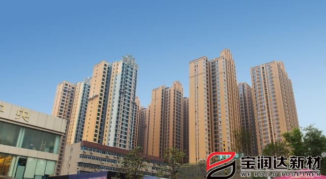 陜西項(xiàng)目外墻保溫裝飾真石漆一體板