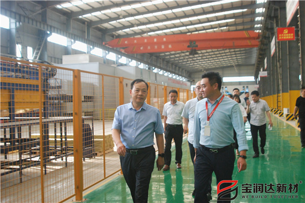副市長趙勝業(yè)一行來訪寶潤達考察調(diào)研
